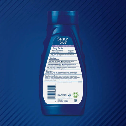 Selsun Blue 2-in-1 Anti-dandruff Shampoo & Conditioner, 11 fl. oz, Maximum Strength 2-in-1 Treatment, Selenium Sulfide 1% (Pack of 2)